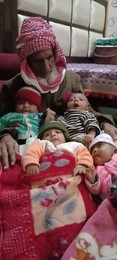 babies with Nana abu