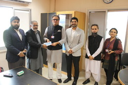 Bank Islami Donation Cheque for TIH